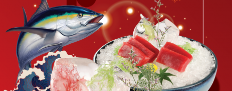 Ưu đãi sashimi cá ngừ