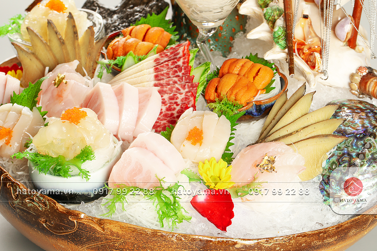 Set prime sashimi tại Nhà hàng Nhật Bản Hatoyama
