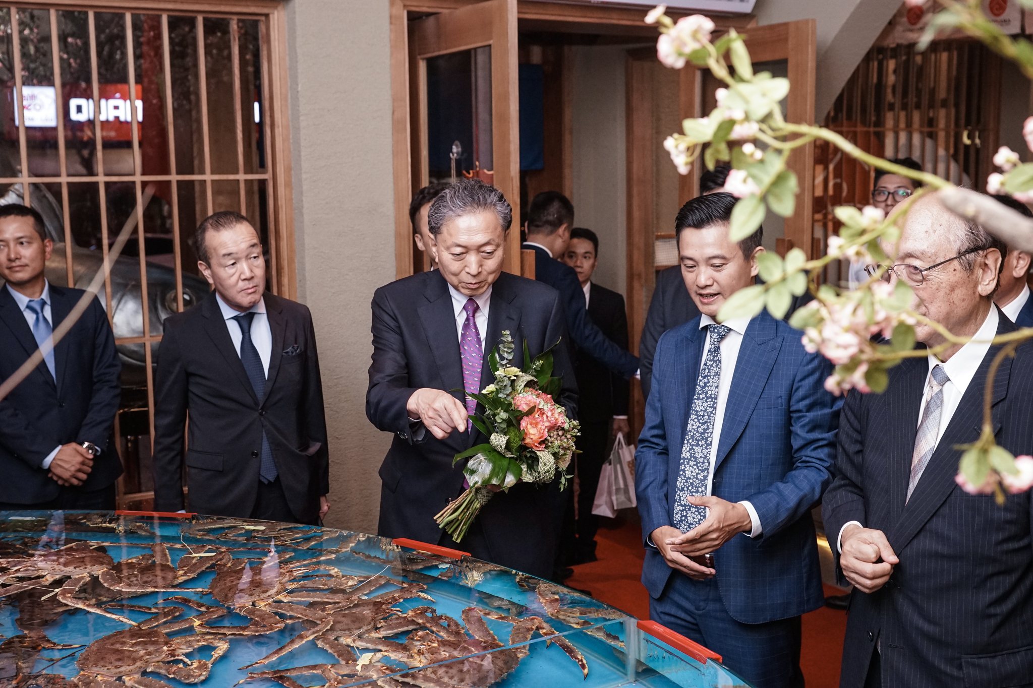 Cựu Thủ tướng Nhật Bản Yukio Hatoyama từng đến dùng bữa tại Nhà hàng Nhật Bản Hatoyama