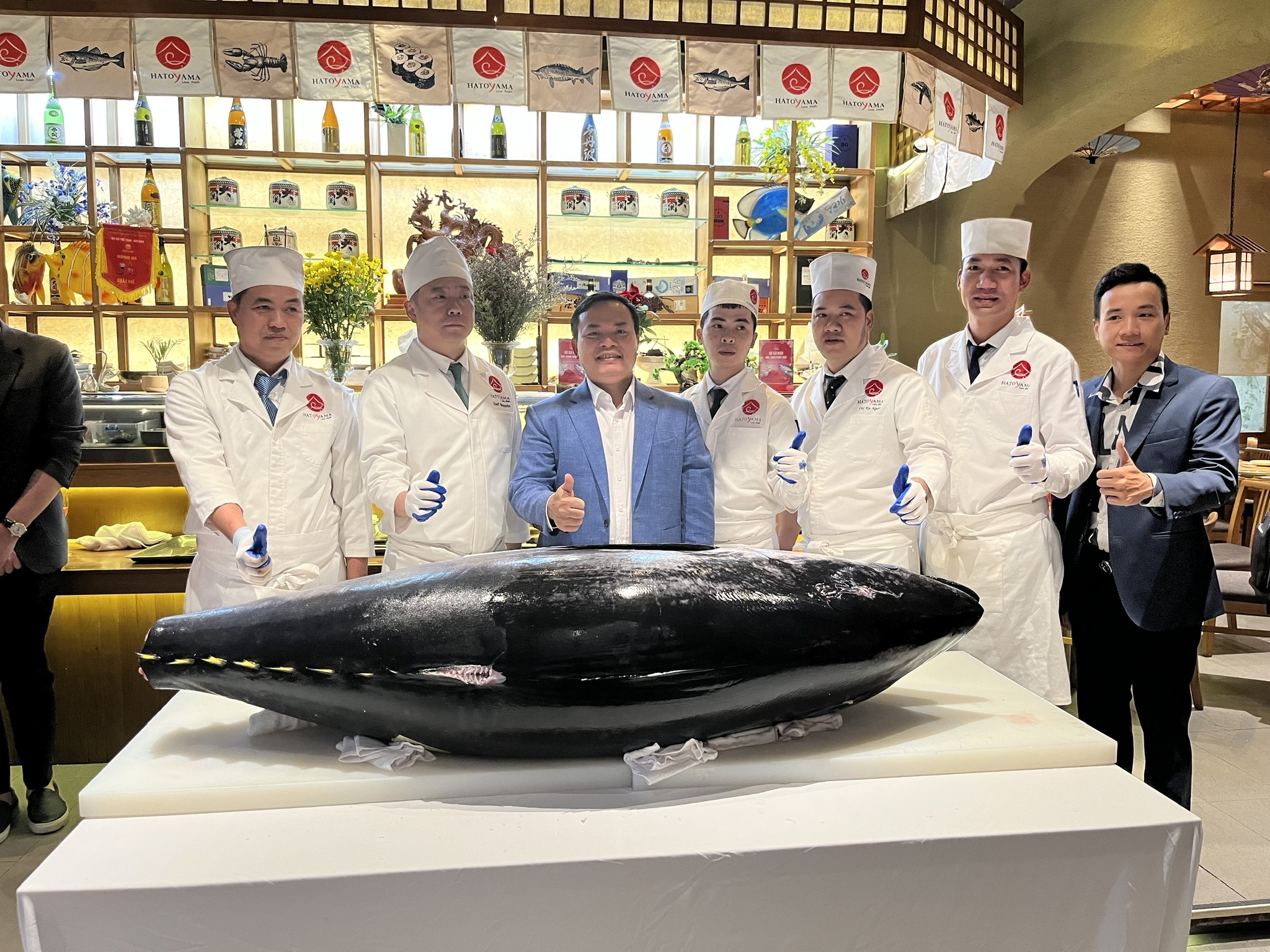 Lễ hội xẻ cá ngừ tại Hatoyama