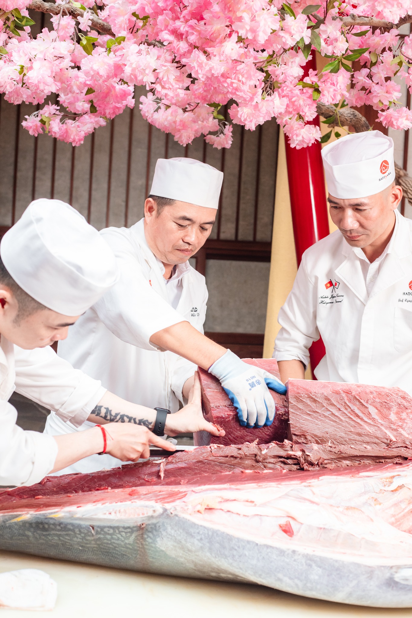 Xẻ cá ngừ mùa thu - Trao yêu thương đủ đầy