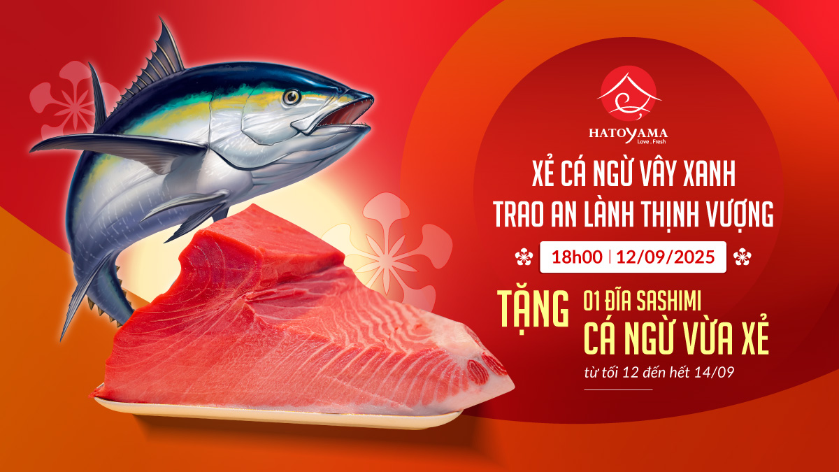 Xẻ cá ngừ vây xanh - Trao an lành, thịnh vượng